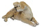 Realistic Adorable Labrador Puppy Dog Cuddling with Its Mother Family Figurine