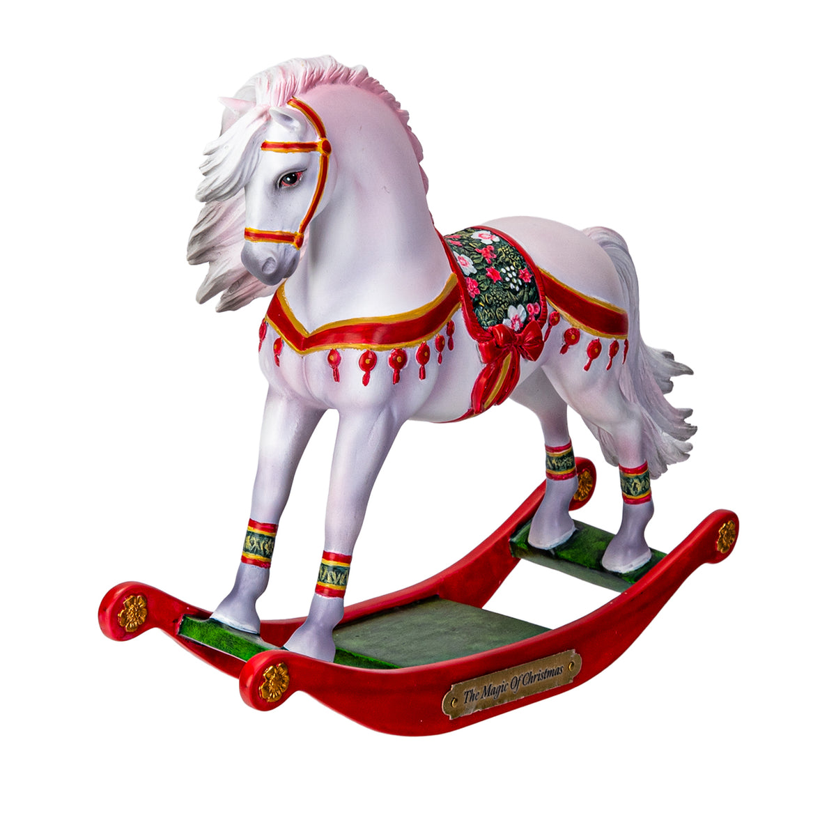The Magic of Christmas Rocking Horse Western Decor Figurine By Laurie Prindle