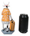 Cow Parade Mile High Traveler Vacation Cow With Luggage Collector's Figurine