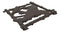 Rustic Western Native Indian Warrior End Of Trail Cast Iron Wall Trivet Decor