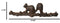 Rustic Cast Iron Playful Squirrel Perching On Tree Branch 4-Peg Wall Hooks Decor