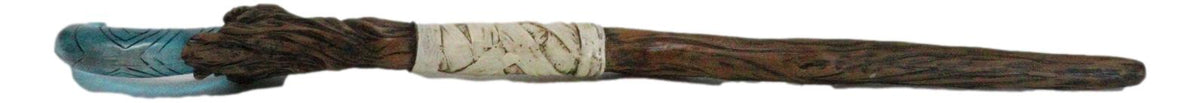 Wicca Witchcraft Sorcerers Fantasy Crescent Moon Dendritic Branch Magic Wand