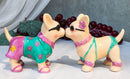 Ebros Beach Honeymoon Lovers Kissing Chihuahua Dogs Ceramic Salt Pepper Shakers Set