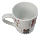 Colorful Maneki Neko Lucky Fortune Cats Textured Ergonomic Mug Cup 11oz