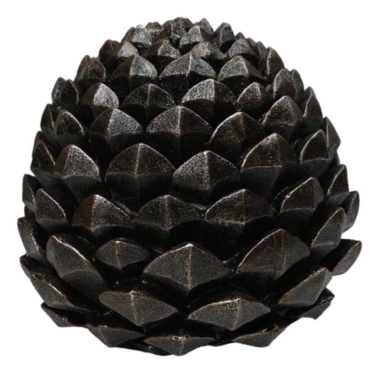 Cozy Pines Rustic Lodge Pinecone Figurine Decorative Woodland Pine Cone Accent