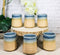 Pack Of 6 Porcelain Ao Nagashi Blue River Reactive Glaze Yunomi Tea Cups 9oz
