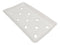 Pack Of 12 Ceramic White Neta Zara Sushi Case Plates With Drip Holes 9" By 5"