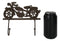 Rustic Cast Iron Retro Motorcycle Chopper Bike Wall Double Hooks Coat Hanger