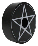 Set Of 6 Occult Wicca Witchcraft Pentagram Star Circle Spell Candle Holders 2"D