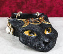 Wicca Magic Black Cat With Triple Moon Goddess Symbol Decorative Jewelry Box