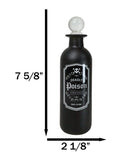 Deadly Poison Witchcraft Apothecary Wicca Decorative Frosted Glass Potion Bottle