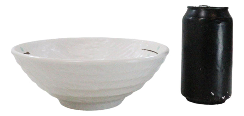 Set Of 6 Modern Yukino Hana Melamine Soup Pasta Salad Cereal Bowls 32oz 8"D