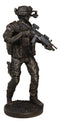 Ebros Large US Military Special Operations Covert Night Mission Soldier Statue 12.5"H