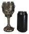 Military Aviator Air Force Pilot Skull With Airplane Propellers Wine Goblet Cup