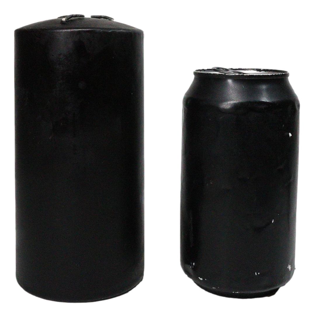 Set Of 2 Apothecary Wicca Witchcraft Vampire Tears Black Scented Pillar Candles