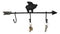 Cast Iron Rustic Farmhouse When Pigs Fly Angel Pig With Arrow 3-Peg Wall Hooks