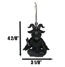 Cultic Fiends Winged Baphomet Sabbatic Goat Triple Moon Pentagram Tree Ornament