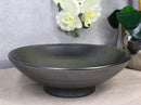 Pack Of 4 Ceramic Black Tetsu Kesho Collection Large Ramen Soup Dinner Bowl 36oz
