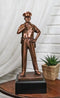 Ebros Police Man Officer Cop in Uniform Statue with Trophy Base 12" H