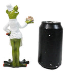 French Mademoiselle Boulangere Baker Frog Lady With Small Cakes Figurine