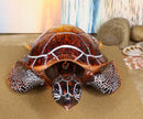 Nautical Ocean Red Giant Sea Turtle Swimming Bobblehead Figurine Tortoise
