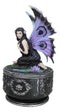 Fantasy Water Nymph Naiad Gothic Fairy Fae Secret Elemental Jewelry Decorative Box