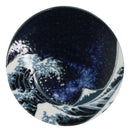 The Great Wave Of Kanagawa Mount Fuji Round Appetizer Or Dessert Plates 5" D