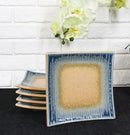 Pack Of 5 Ao Nagashi Collection Square Appetizer Dessert Salad Plates 5.5"L