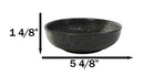 Pack Of 5 Charcoal Grey Tone Hakumu Collection Shallow Bowl Or Deep Plates 10oz