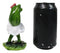 Sexy Lady Marilyn Green Frog with Pink Ribbon and White Cocktail Dress Figurine