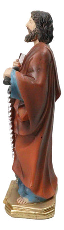 Christian Apostle Of Jesus Martyr Saint Simon The Zealot With Saw Figurine 8"H