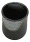 Pack Of 6 Charcoal Grey Tone Hakumu Reactive Glaze Ceramic Yunomi Tea Cups 9oz