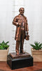 Medical Professional Physician Male Doctor Bronzed Resin Statue With Base Stand