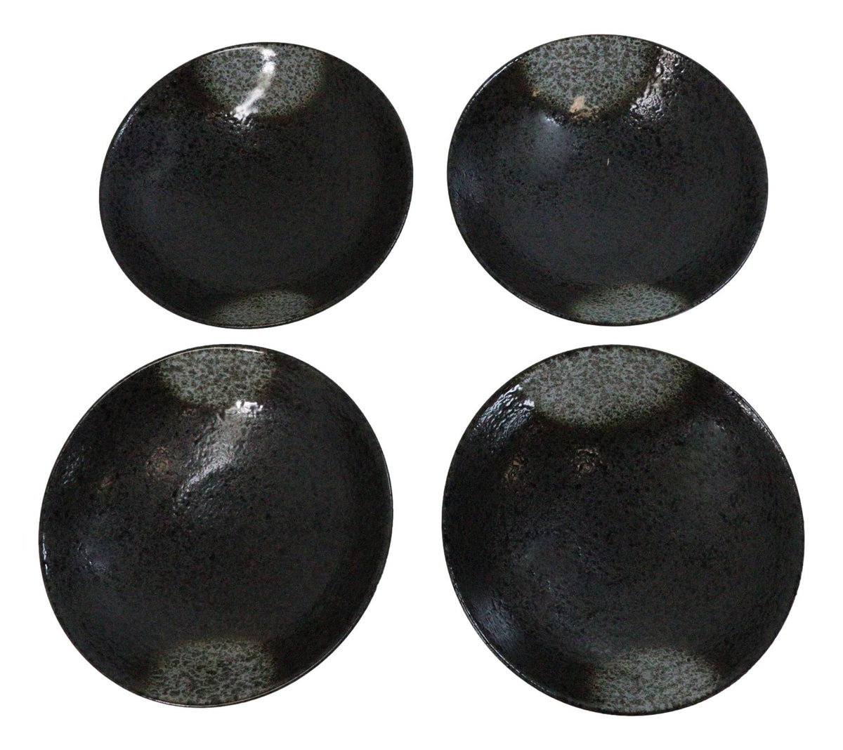 Pack Of 4 Charcoal Grey Tone Hakumu Collection Large Ramen Soup Dinner Bowl 36oz