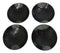 Pack Of 4 Charcoal Grey Tone Hakumu Collection Large Ramen Soup Dinner Bowl 36oz