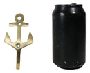 Set of 2 Brass Vintage Maritime Sailor Nautical Ocean Sea Ship Anchor Wall Hooks