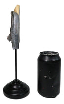 Gothic Phul Moon Bat Dracula Masque Ornament On Pole Stand Or Wall Sculpture