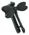 Cast Iron Verdi Green Auspicious Dragonfly Door Knocker With Strike Plate
