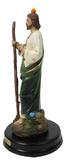 Saint Jude Thaddeus The Apostle With Holy Spirit Fire Figurine With Base 5.5"H