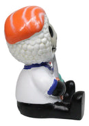 Furrybones Sake Sushi Sashimi Omakase Chef Skeleton Figurine Furry Bones
