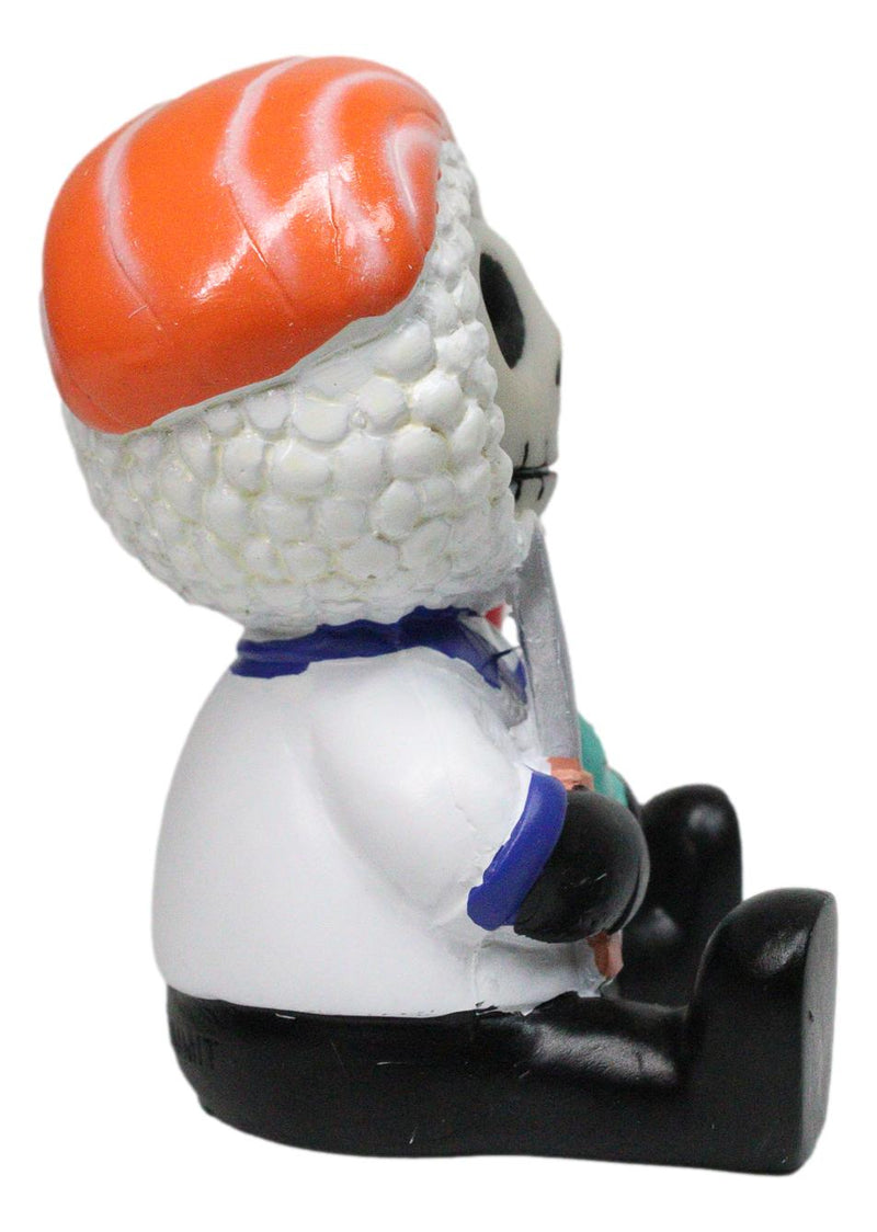 Furrybones Sake Sushi Sashimi Omakase Chef Skeleton Figurine Furry Bones