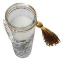 Pack of 2 Mystic Raven Deadly Nightshade Scented Tube Candles in Glass Jars 8"H