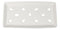 Pack Of 12 Ceramic White Neta Zara Sushi Case Plates With Drip Holes 8" By 4"