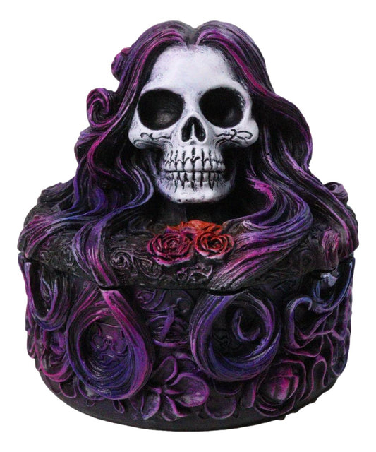 Day Of The Dead Secrets Of The Macabre Katrina Skeleton Boudoir Trinket Box