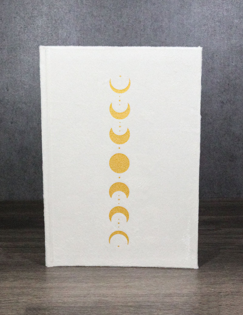 Lunar Moon Phase New Age Wicca A5 Lined Pages Velvet Cover Journal Book