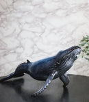 Marine Large Baleen Blue Whale Figurine Statue Ocean Wildlife Sculpture 17"Long