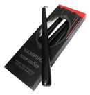 Pack of 4 Ritual Spell Vampire Tears Black Taper Candles Red Wax Candlesticks