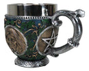 Celtic Triple Moon Goddess Maiden Mother Crone Ivy Leaves Wiccan Teacup Mug 10oz
