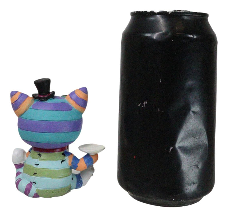 Furry Bones Whimsical Wonderland Cheshire Cat Alice Decor Figurine Furrybones