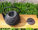 Bonrze Oriental Dragon Design Large Cast Iron Tetsubin Teapot 40oz Tea Pot